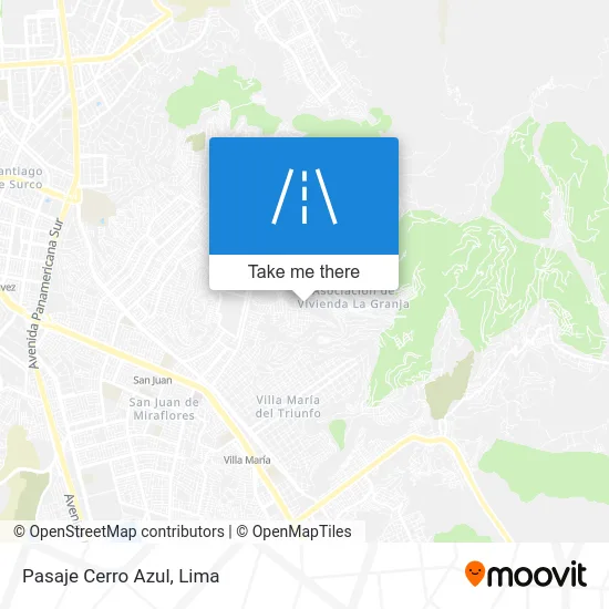 Pasaje Cerro Azul map