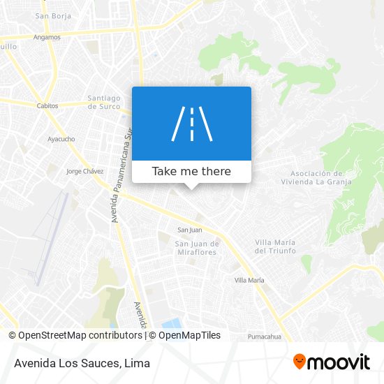 Avenida Los Sauces map