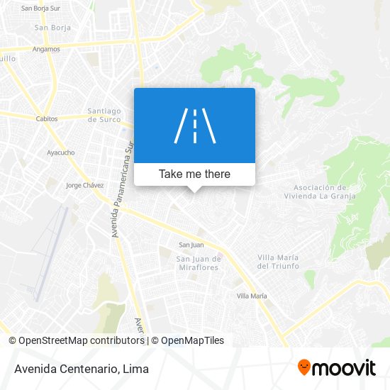 Avenida Centenario map