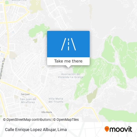 Calle Enrique Lopez Albujar map