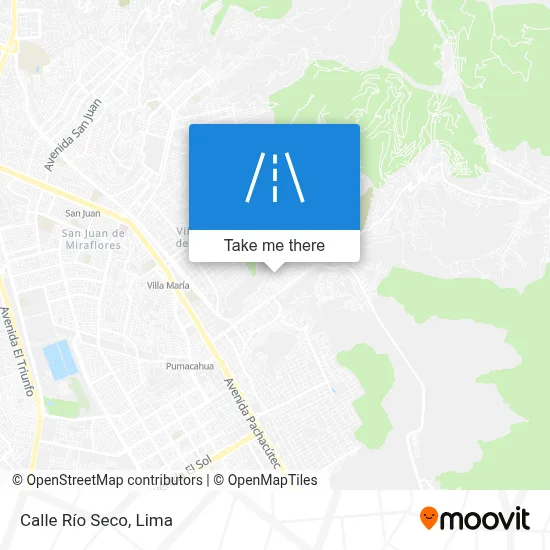 Calle Río Seco map