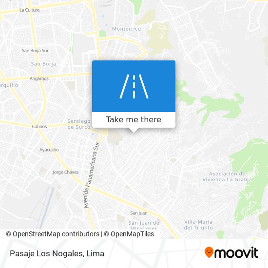 Pasaje Los Nogales map
