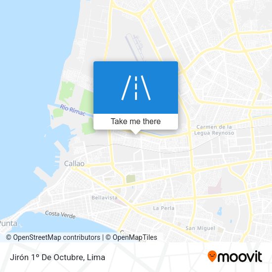 Jirón 1º De Octubre map
