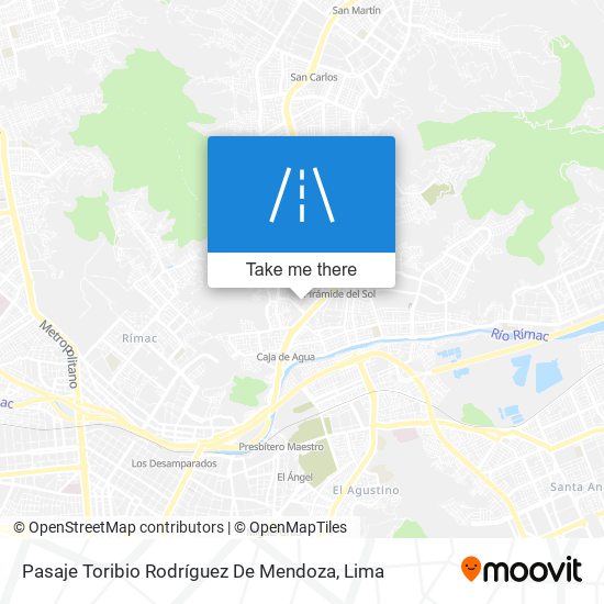 Pasaje Toribio Rodríguez De Mendoza map