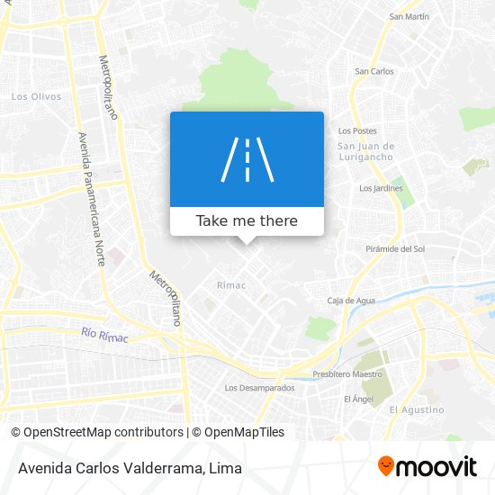 Avenida Carlos Valderrama map