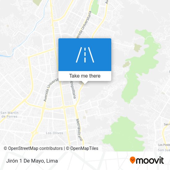 Mapa de Jirón 1 De Mayo