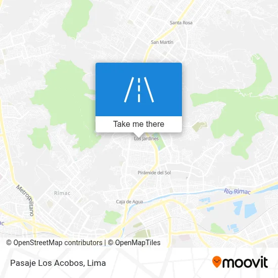Pasaje Los Acobos map