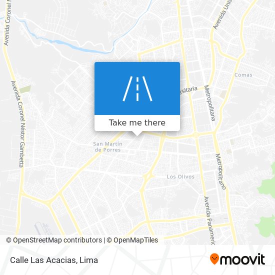 Calle Las Acacias map