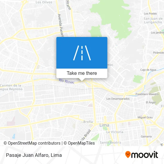 Pasaje Juan Alfaro map