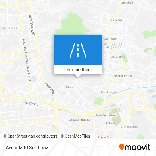 Avenida El Sol map