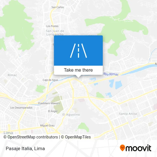 Pasaje Italia map