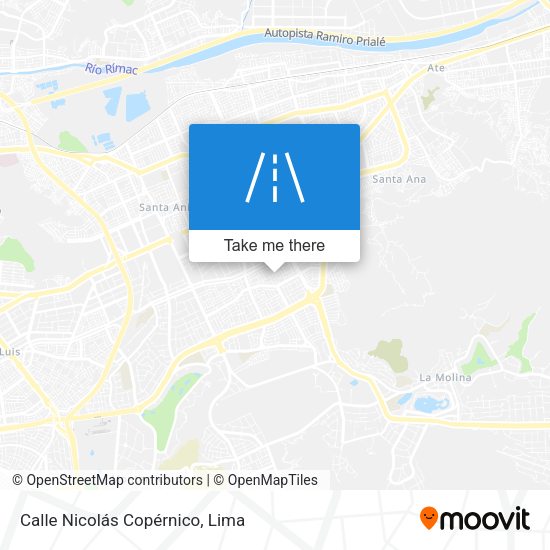 Mapa de Calle Nicolás Copérnico