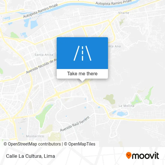 Calle La Cultura map