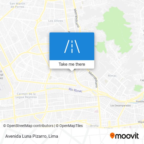 Avenida Luna Pizarro map