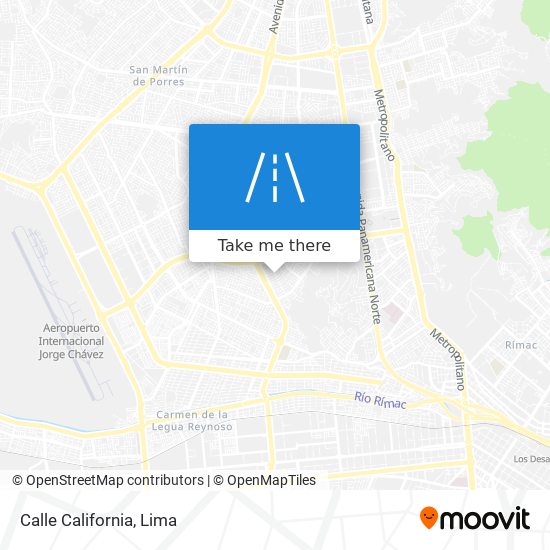 Calle California map