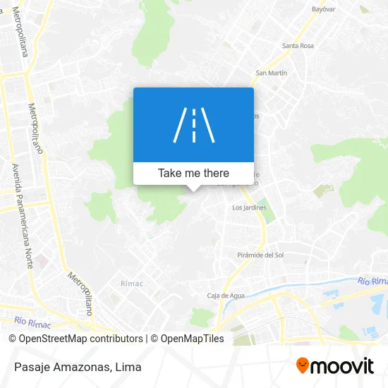Pasaje Amazonas map