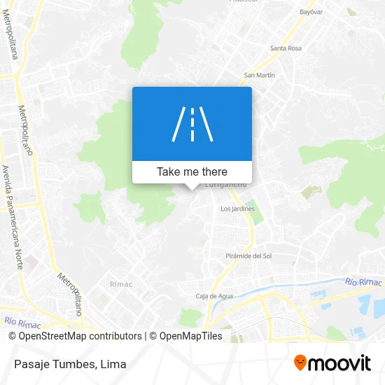 Pasaje Tumbes map