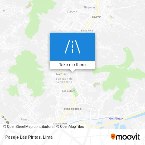 Pasaje Las Piritas map