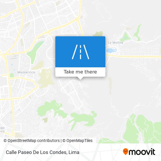Calle Paseo De Los Condes map