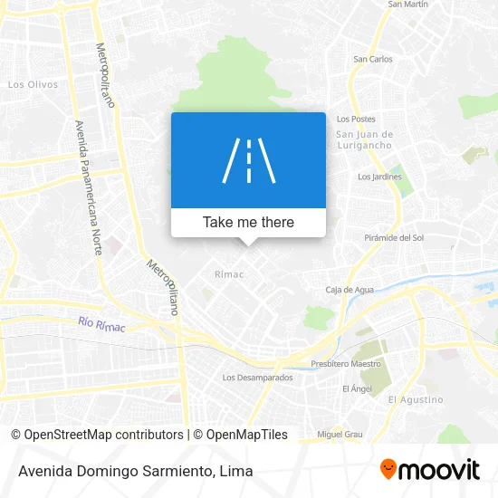 Avenida Domingo Sarmiento map