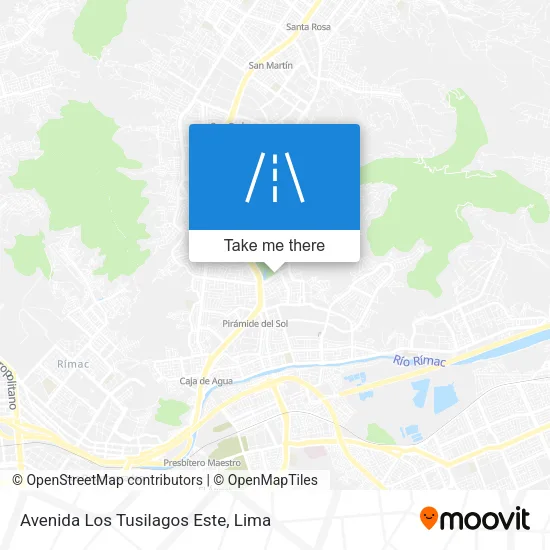 Avenida Los Tusilagos Este map