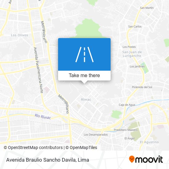 Avenida Braulio Sancho Davila map