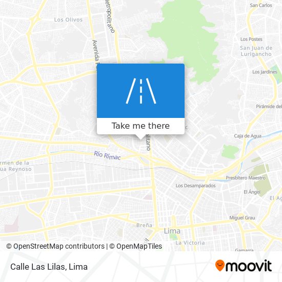 Calle Las Lilas map