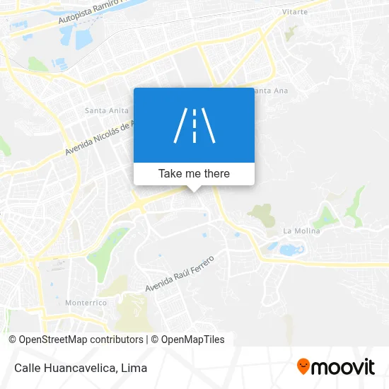 Calle Huancavelica map