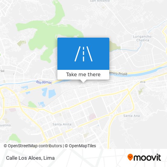 Calle Los Aloes map