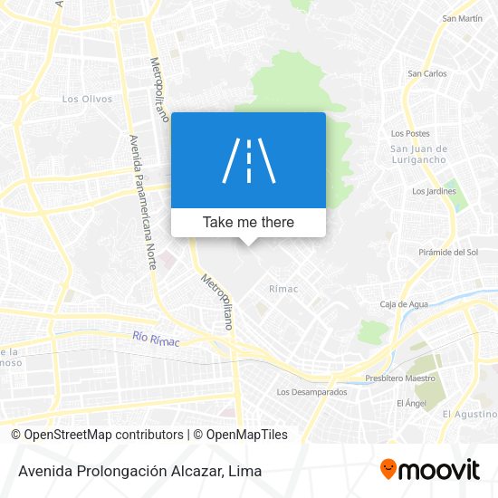 Mapa de Avenida Prolongación Alcazar