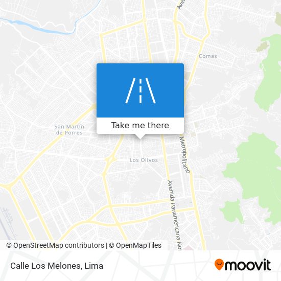 Calle Los Melones map