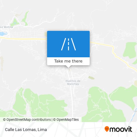 Calle Las Lomas map