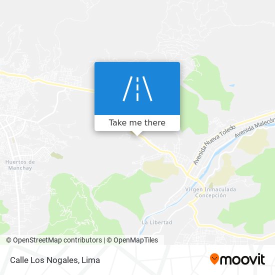 Mapa de Calle Los Nogales