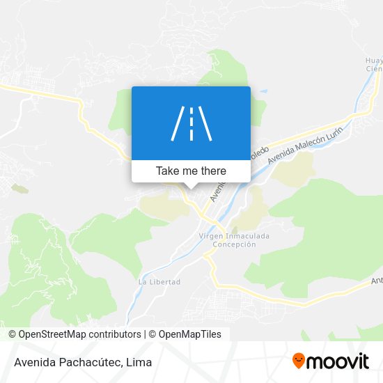 Avenida Pachacútec map