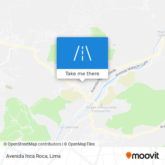 Avenida Inca Roca map