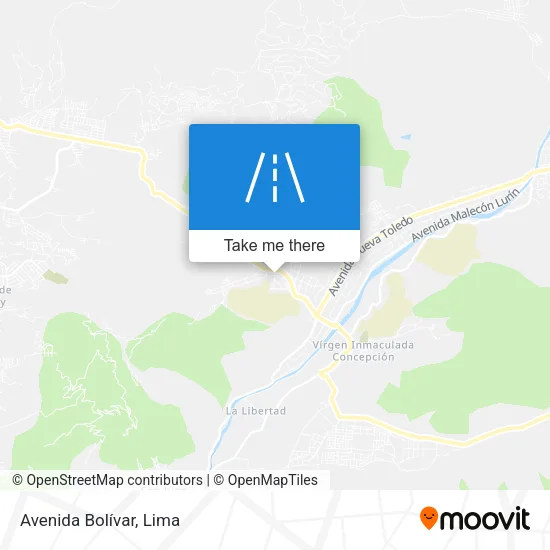 Avenida Bolívar map