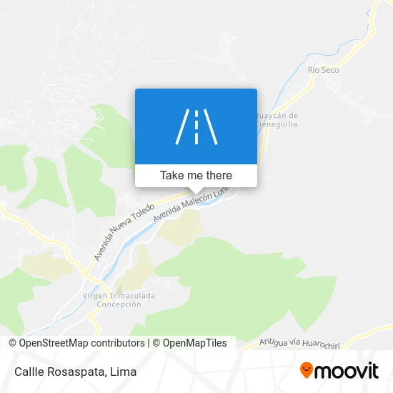 Callle Rosaspata map