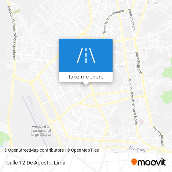 Calle 12 De Agosto map