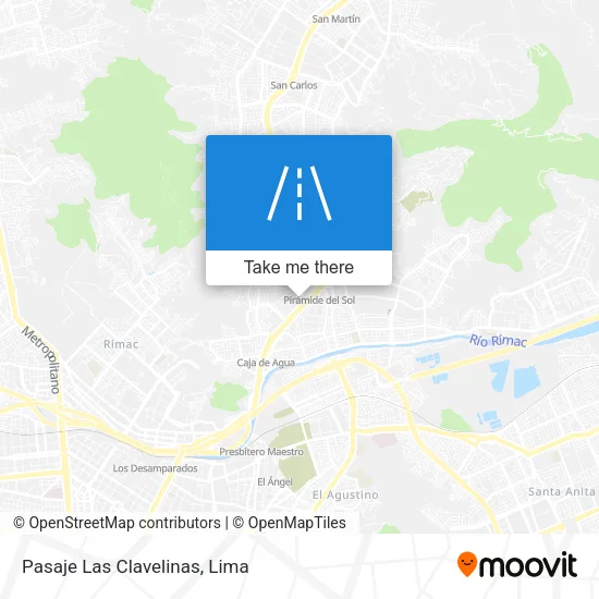 Pasaje Las Clavelinas map