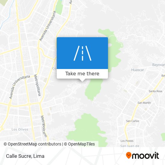 Calle Sucre map