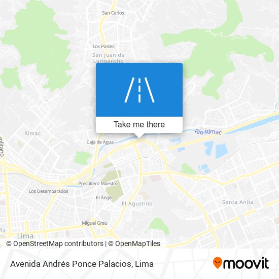 Mapa de Avenida Andrés Ponce Palacios