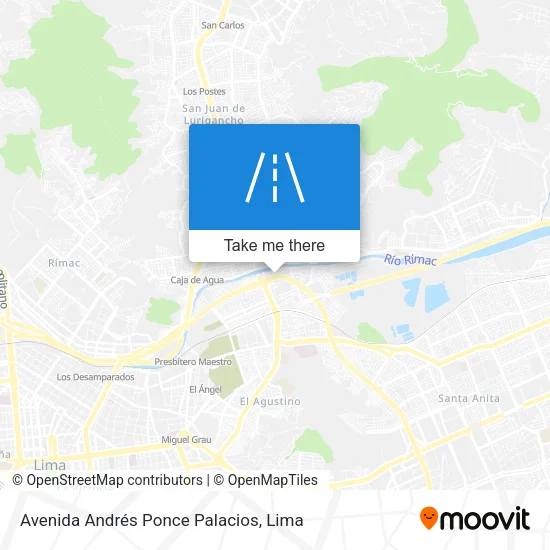 Avenida Andrés Ponce Palacios map