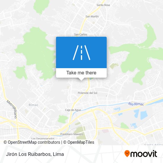 Mapa de Jirón Los Ruibarbos