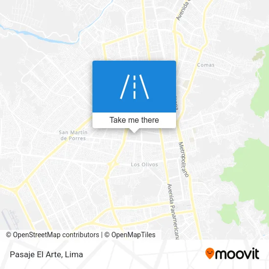 Pasaje El Arte map