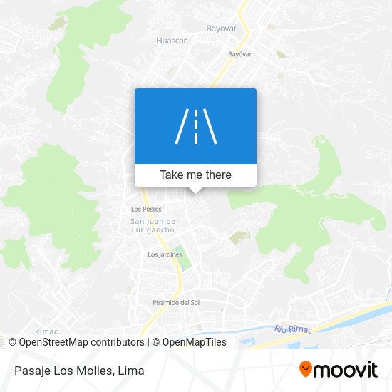 Mapa de Pasaje Los Molles