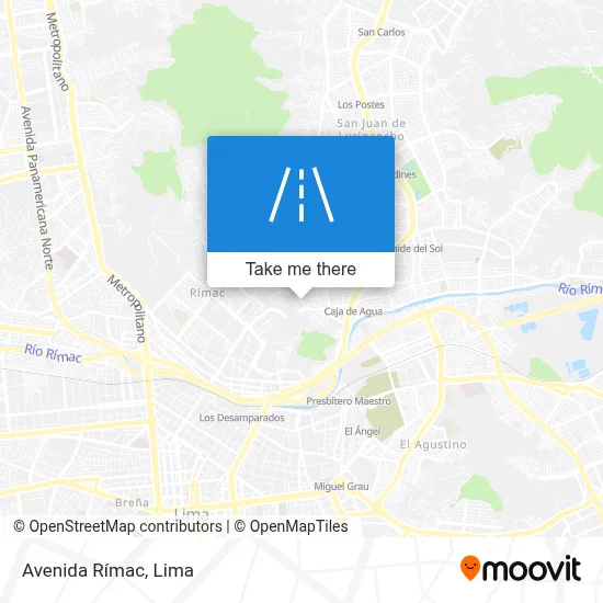 Avenida Rímac map