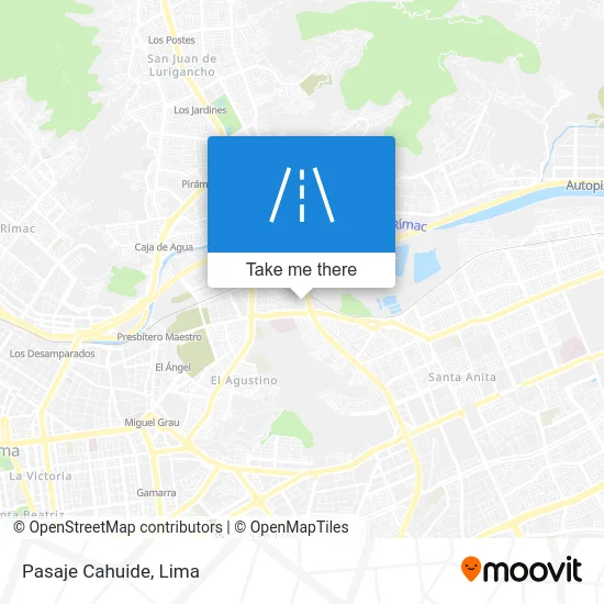 Pasaje Cahuide map