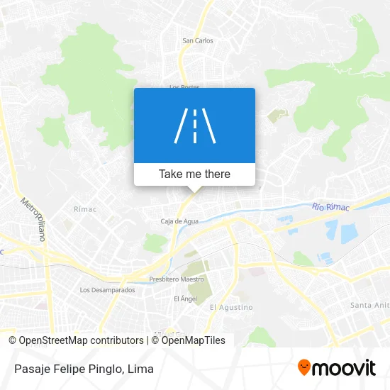 Pasaje Felipe Pinglo map