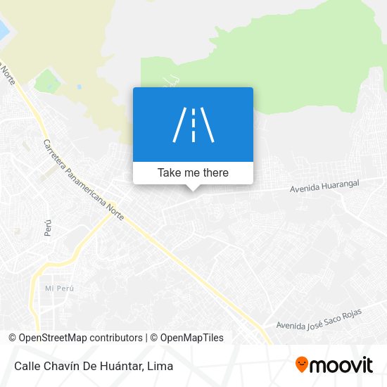 Calle Chavín De Huántar map