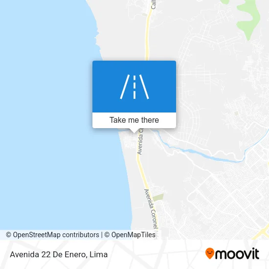 Avenida 22 De Enero map